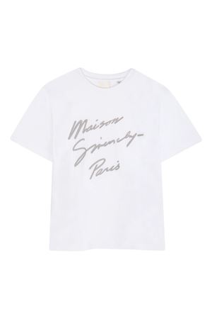 tshirt in cotone bianco GIVENCHY KIDS | H3095110P